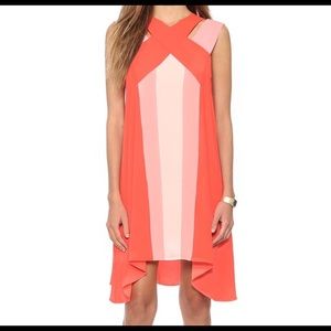 NWOT xs BCBG MaxAzria  crossover neckline dress